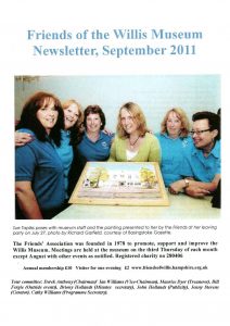 Friends of the Willis Museum - August 2011 Newsletter