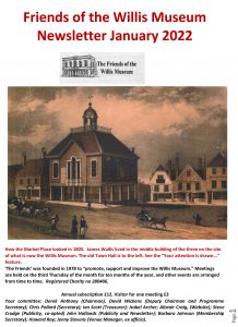 Friends of the Willis Museum - January 2022 Newsletter